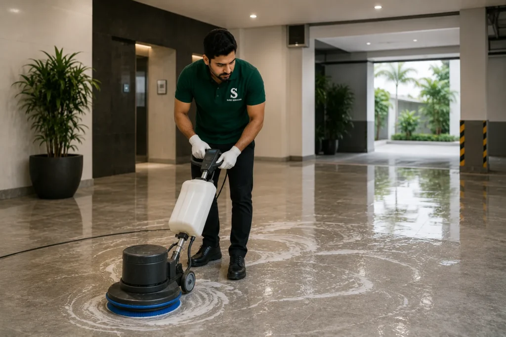 Floor Scrubbing Service in Nellore